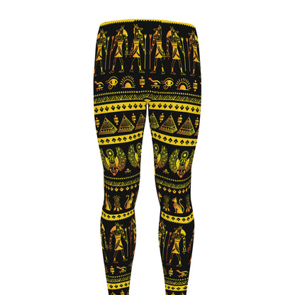 Ancient Egyptian Pattern Print Men's leggings