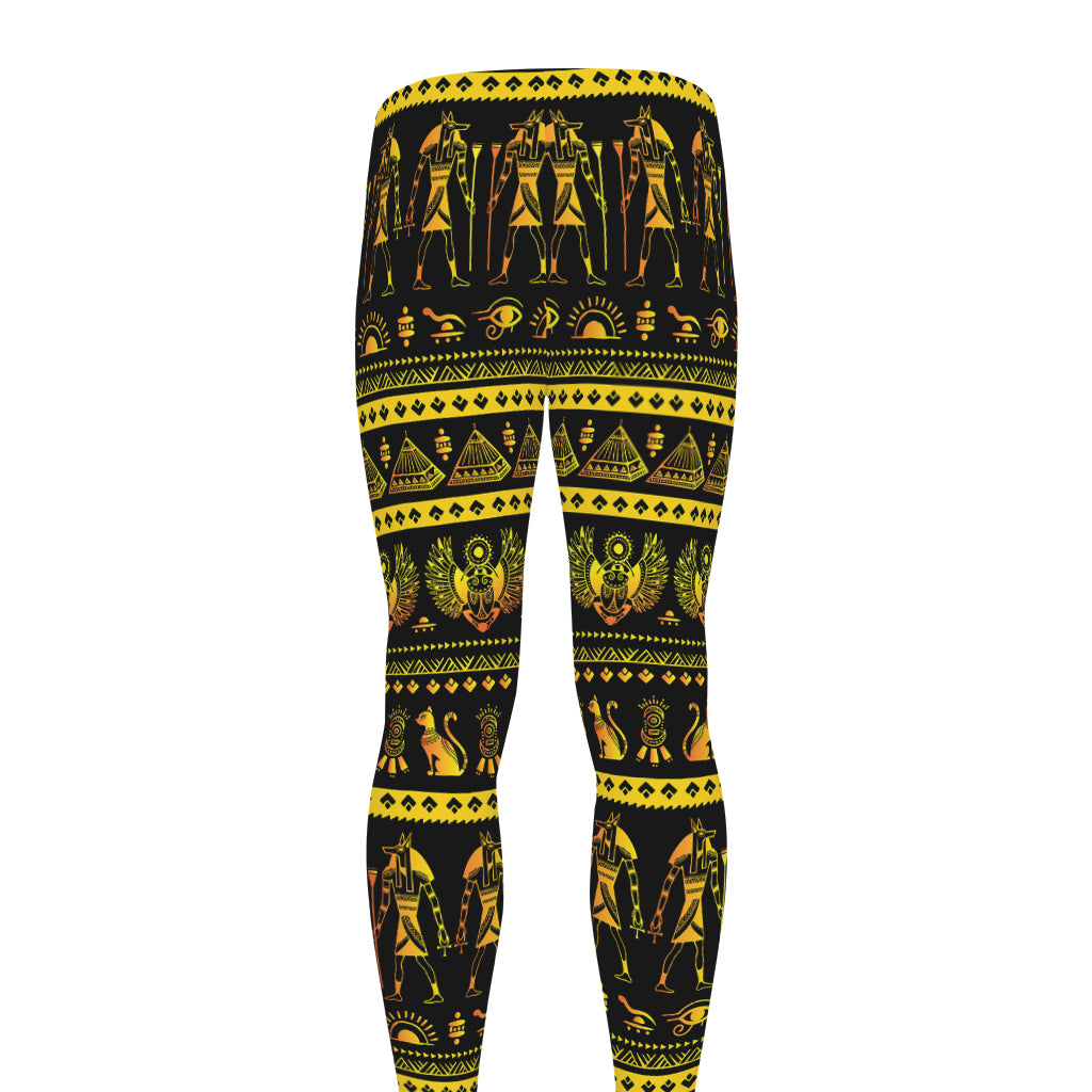 Ancient Egyptian Pattern Print Men's leggings
