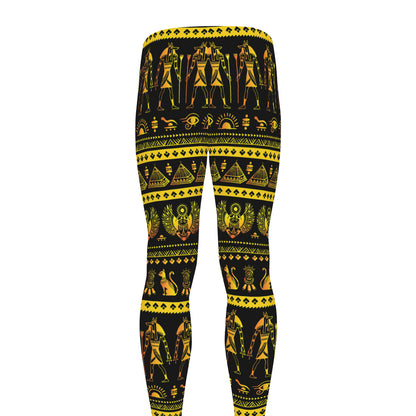 Ancient Egyptian Pattern Print Men's leggings