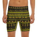 Ancient Egyptian Pattern Print Men's Long Boxer Briefs