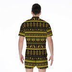 Ancient Egyptian Pattern Print Men's Rompers