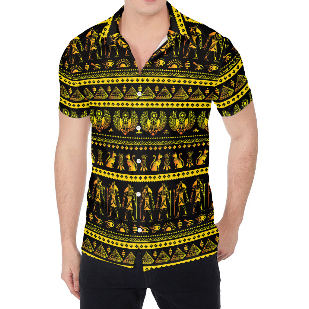 Ancient Egyptian Pattern Print Men's Shirt