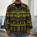Ancient Egyptian Pattern Print Men's Shirt Jacket