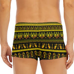 Ancient Egyptian Pattern Print Men's Short Boxer Briefs