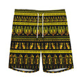 Ancient Egyptian Pattern Print Men's Athletic Shorts