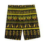 Ancient Egyptian Pattern Print Men's Sports Shorts
