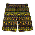 Ancient Egyptian Pattern Print Men's Swim Trunks