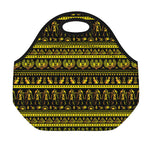 Ancient Egyptian Pattern Print Neoprene Lunch Bag