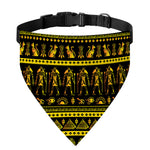 Ancient Egyptian Pattern Print Over The Collar Dog Bandana
