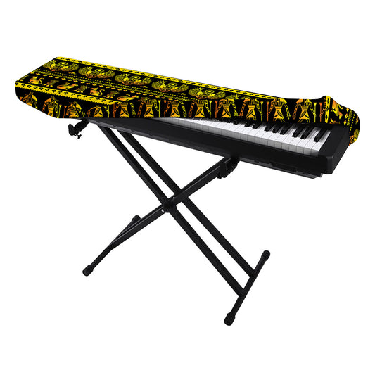 Ancient Egyptian Pattern Print Piano Keyboard Cover