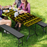 Ancient Egyptian Pattern Print Picnic Table Cover