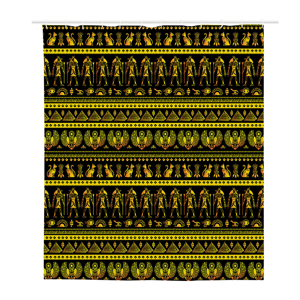 Ancient Egyptian Pattern Print Polyester Shower Curtain