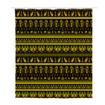 Ancient Egyptian Pattern Print Polyester Shower Curtain