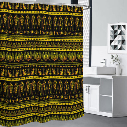 Ancient Egyptian Pattern Print Premium Shower Curtain