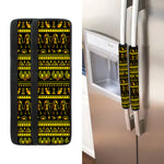 Ancient Egyptian Pattern Print Refrigerator Handle Covers