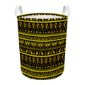 Ancient Egyptian Pattern Print Round Laundry Basket