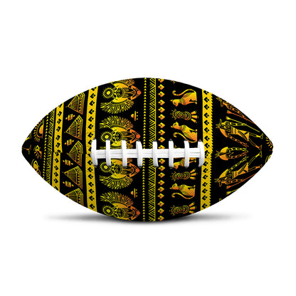 Ancient Egyptian Pattern Print Rugby Ball