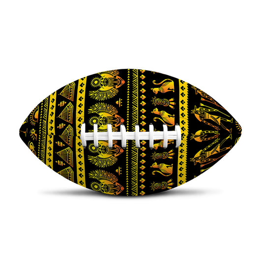 Ancient Egyptian Pattern Print Rugby Ball