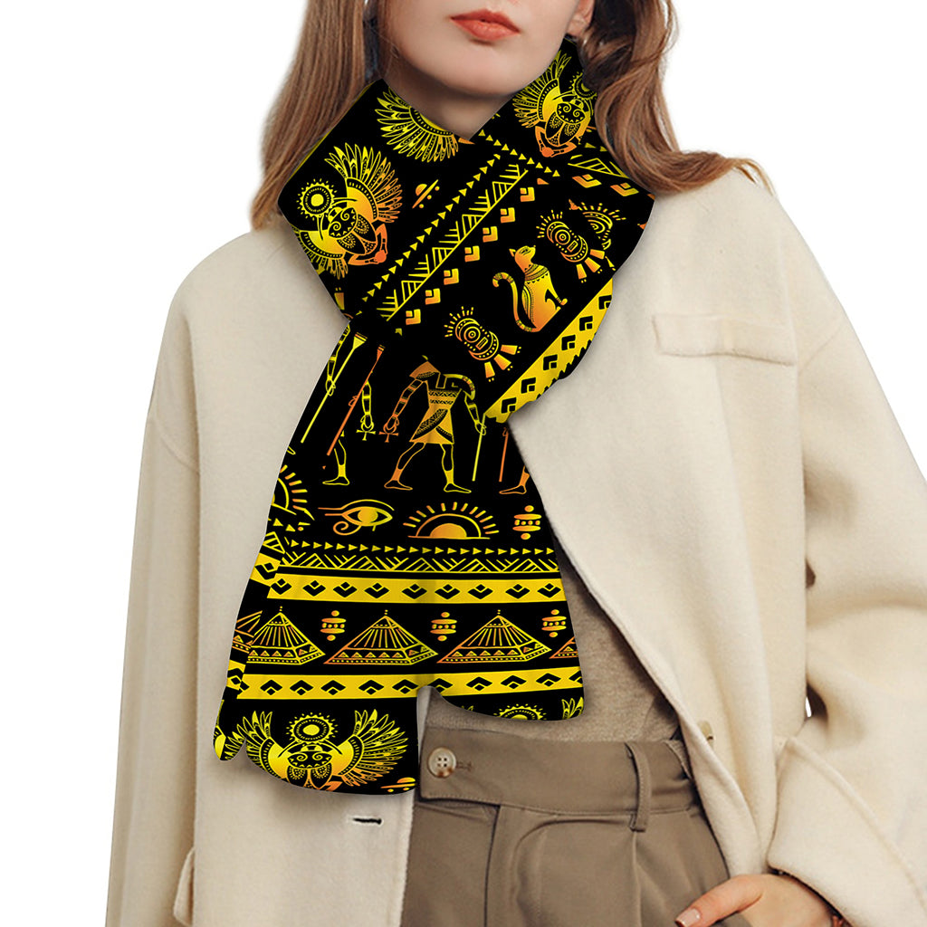 Ancient Egyptian Pattern Print Scarf