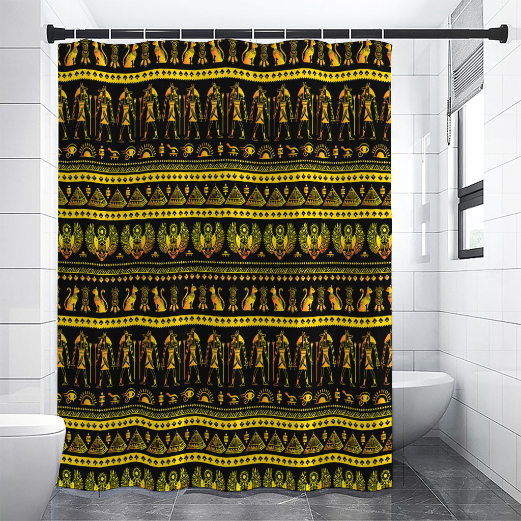 Ancient Egyptian Pattern Print Shower Curtain