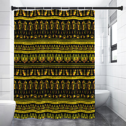 Ancient Egyptian Pattern Print Shower Curtain