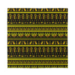 Ancient Egyptian Pattern Print Silk Bandana