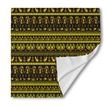 Ancient Egyptian Pattern Print Silk Bandana