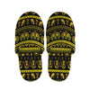 Ancient Egyptian Pattern Print Slippers