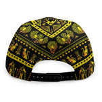 Ancient Egyptian Pattern Print Snapback Cap