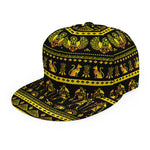 Ancient Egyptian Pattern Print Snapback Cap