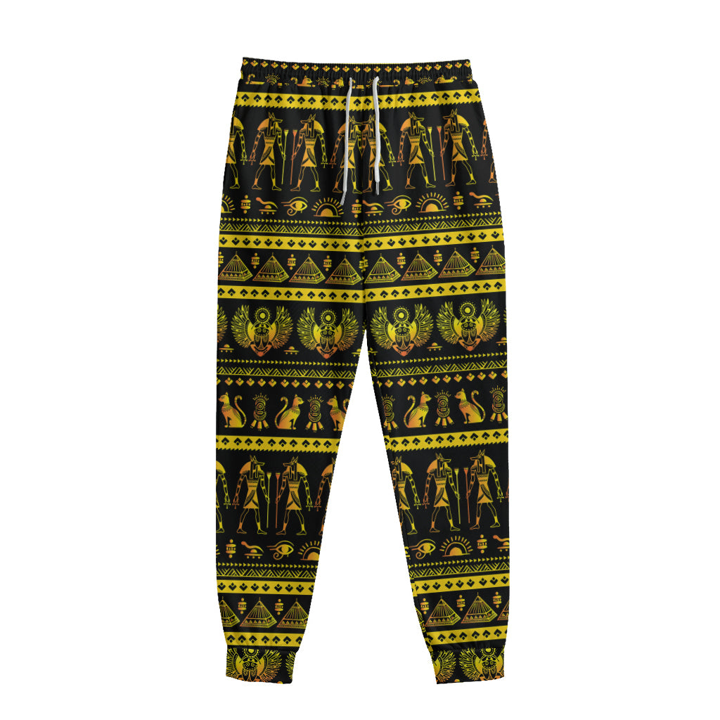 Ancient Egyptian Pattern Print Sweatpants