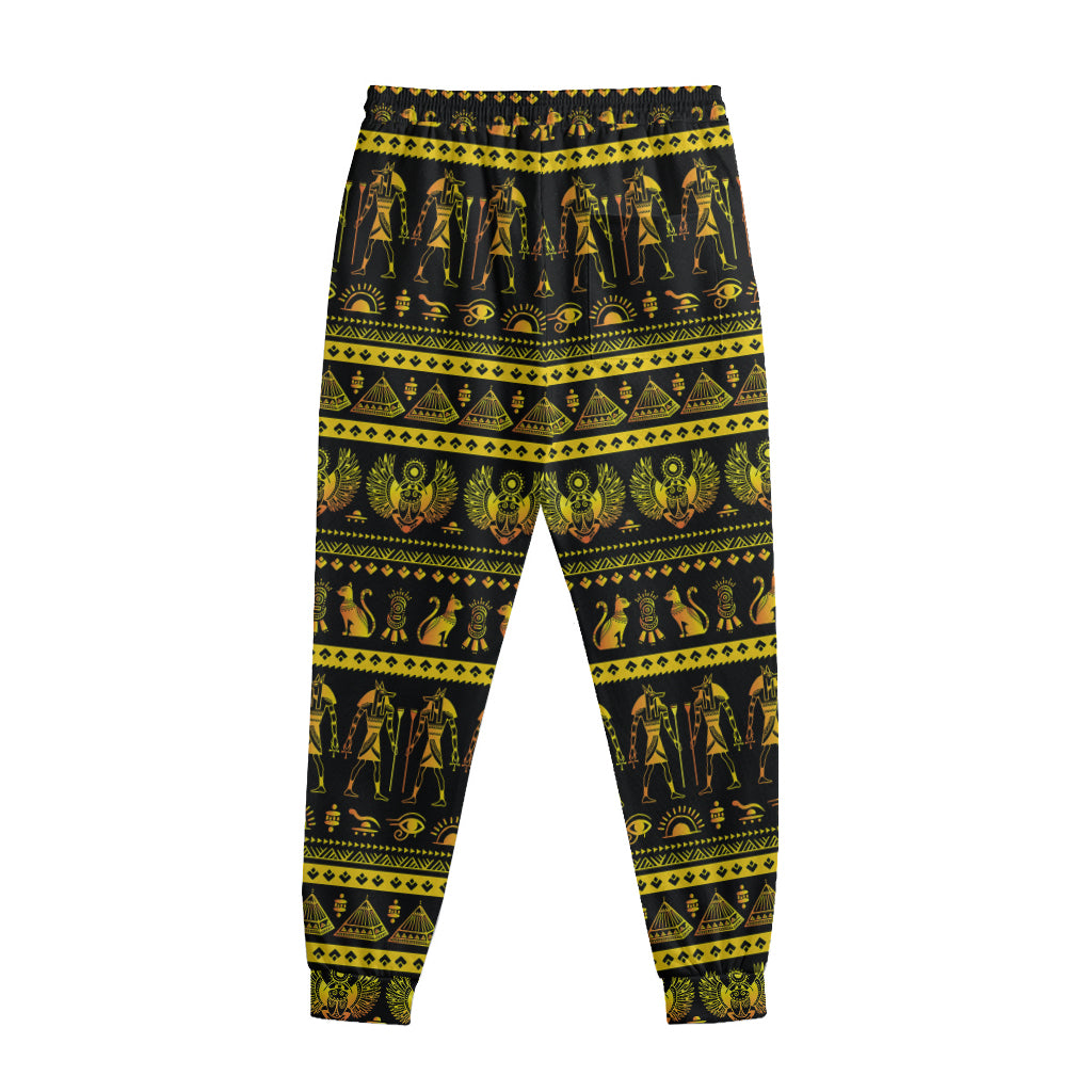 Ancient Egyptian Pattern Print Sweatpants