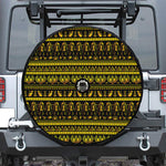 Ancient Egyptian Pattern Print Tire Cover With Camera Hole