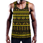 Ancient Egyptian Pattern Print Training Tank Top
