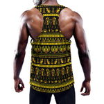 Ancient Egyptian Pattern Print Training Tank Top
