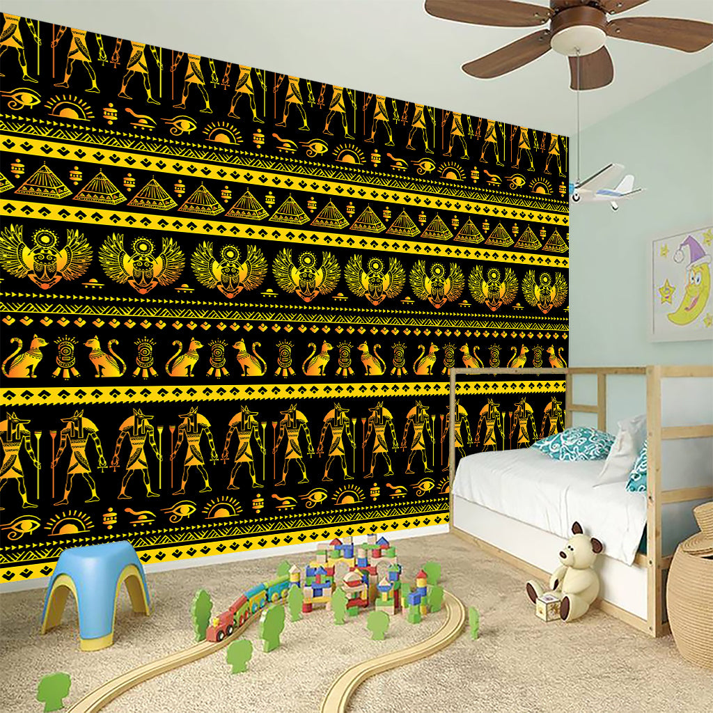 Ancient Egyptian Pattern Print Wall Sticker