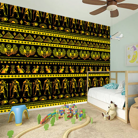 Ancient Egyptian Pattern Print Wall Sticker