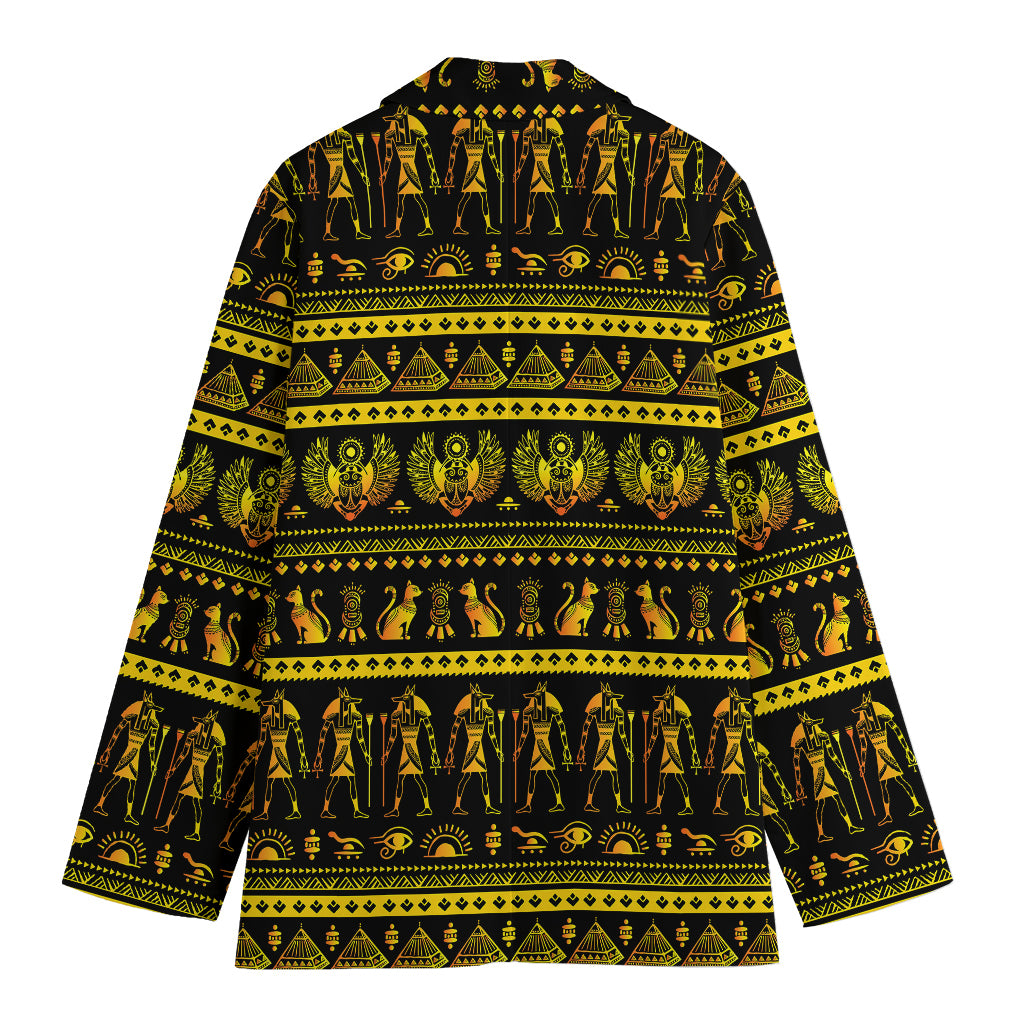 Ancient Egyptian Pattern Print Women's Blazer