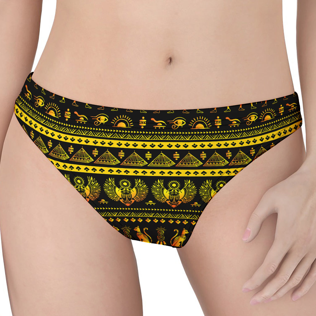 Ancient Egyptian Pattern Print Women's Thong