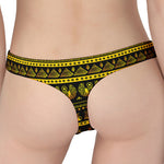 Ancient Egyptian Pattern Print Women's Thong