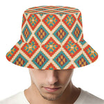 Ancient Geometric Navajo Print Bucket Hat