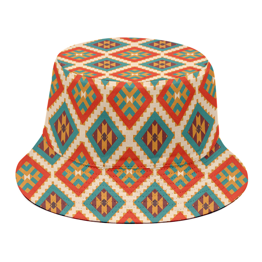 Ancient Geometric Navajo Print Bucket Hat