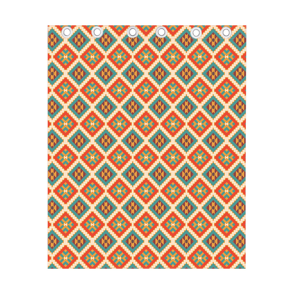Ancient Geometric Navajo Print Curtain