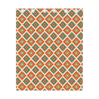 Ancient Geometric Navajo Print Curtain