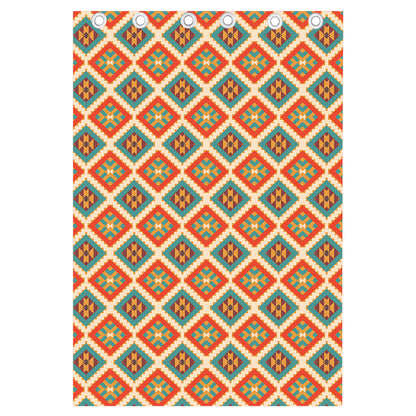 Ancient Geometric Navajo Print Curtain