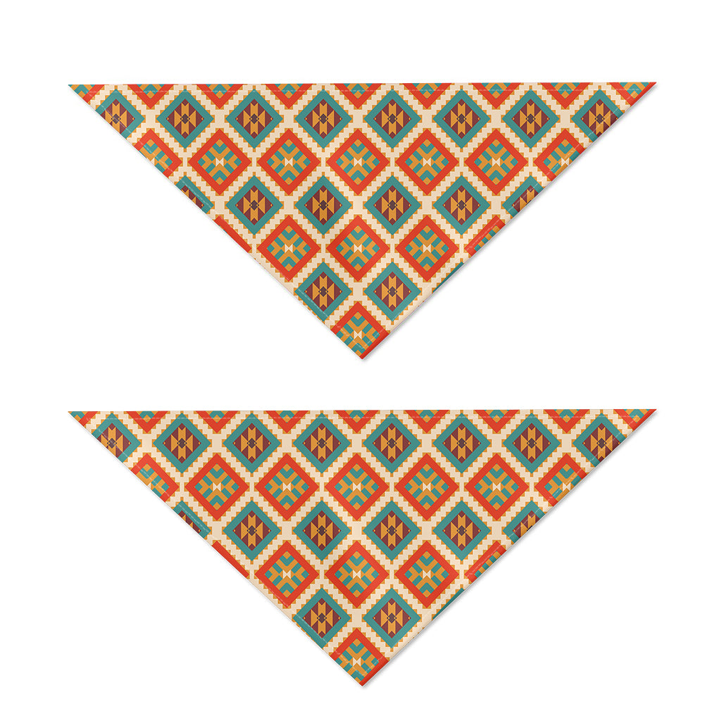 Ancient Geometric Navajo Print Dog Bandana