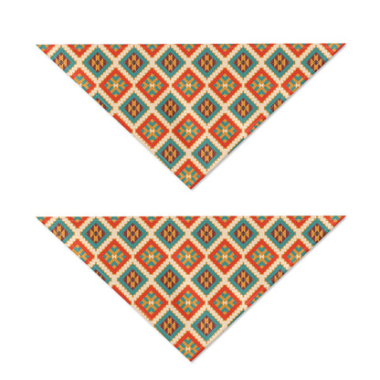 Ancient Geometric Navajo Print Dog Bandana
