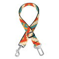 Ancient Geometric Navajo Print Dog Seat Belt