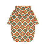 Ancient Geometric Navajo Print Dog Zip Up Hoodie