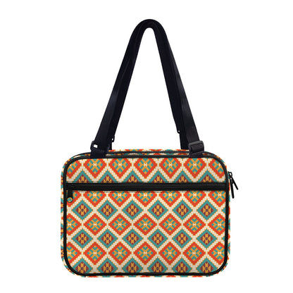 Ancient Geometric Navajo Print Double Strap Bible Bag